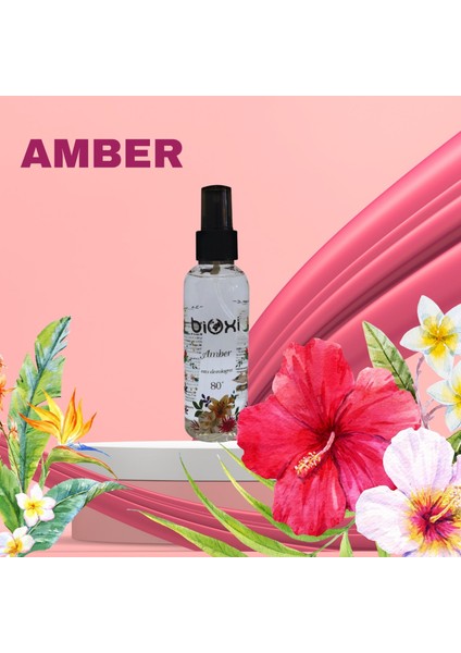 ® Amber 80° Kolonya 150 ml x 5 Adet - Kalıcı Amber Aroması ile Ekonomik Hijyen Çözümü