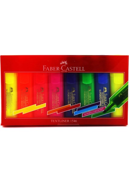 Faber Fosforlu Kalem 8 Li Şeffaf Gövde 154662