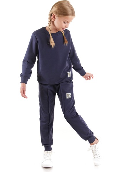Kız Çocuk Back To School Pamuklu Trend Eşofman Takımı AK2529 modelleri