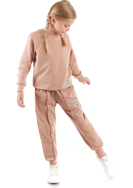 Kız Çocuk Back To School Pamuklu Trend Eşofman Takımı AK2529 modelleri