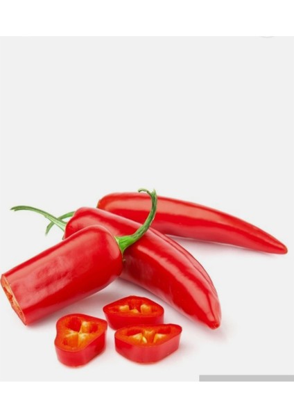 İthal Jalapeno Kırmızı Acı Meksika Biberi Tohumu 5 Adet