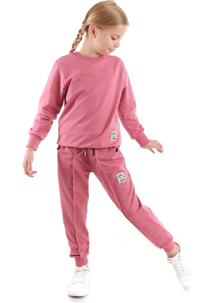 Kız Çocuk Back To School Pamuklu Trend Eşofman Takımı AK2529 modelleri