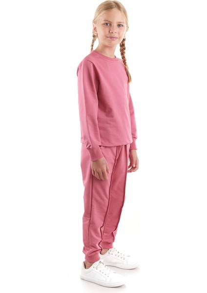 Kız Çocuk Back To School Pamuklu Trend Eşofman Takımı AK2529 indirimleri