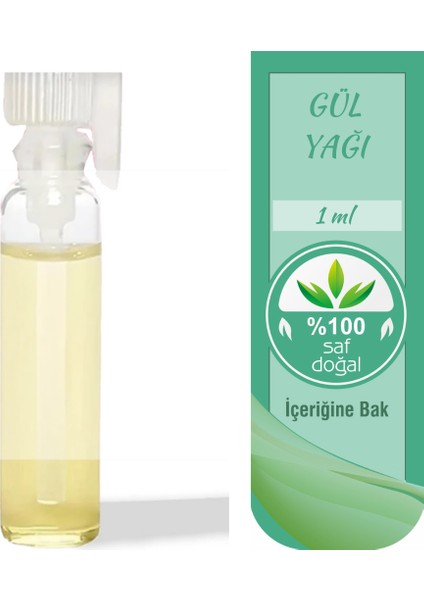 % 100 Saf Doğal Gül Yağı (Seyreltilmemiş) Isparta (1 Ml)