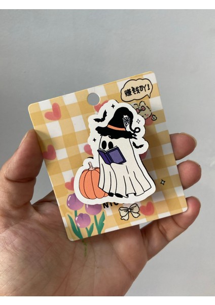Haloween Cadılar Bayramı Balkabağı Sanrio Kawai Kuromi Hello Kitty Ahşap Rozet Çanta Süsü Y2K Kpop