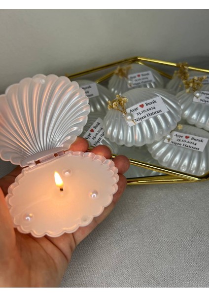 10 Adet Istiridye Mum