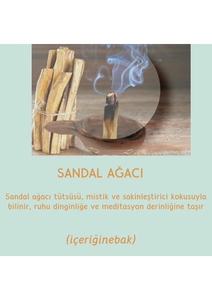 Sandal Ağacı Ağaç Tütsü (20 Gr)