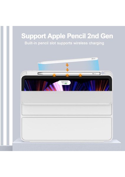 Apple iPad Pro 11inç M4/M5 Kılıf Pen Charge Kalem Bölmeli 2024/2025 fiyatları