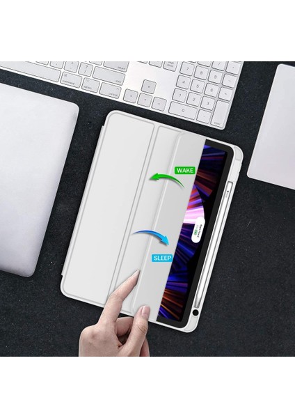 Apple iPad Pro 11inç M4/M5 Kılıf Pen Charge Kalem Bölmeli 2024/2025 fırsatları