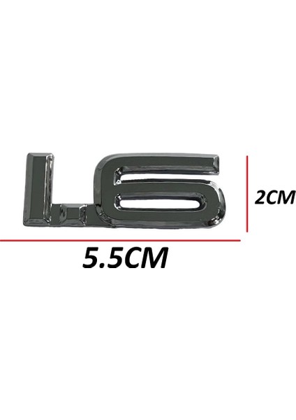 Yazı Toyota Corolla 1992-1997 Arka (1,6 Yazısı)-[Product_Code]