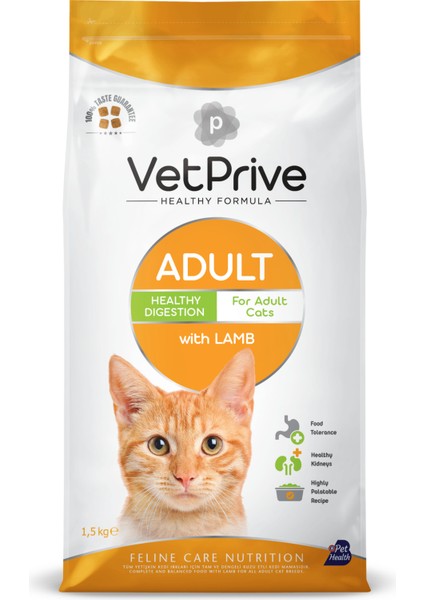 Vet Prive Kuzulu Yetişkin Kedi Maması 1,5 kg