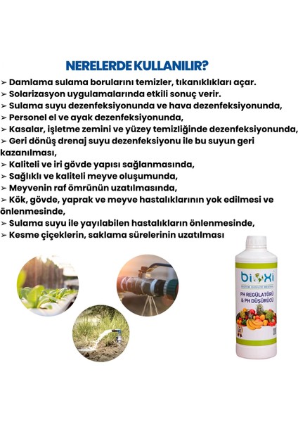 ® pH Regülatörü & pH Düşürücü 1 LT - Su Kalitenizi Artırın! fırsatları