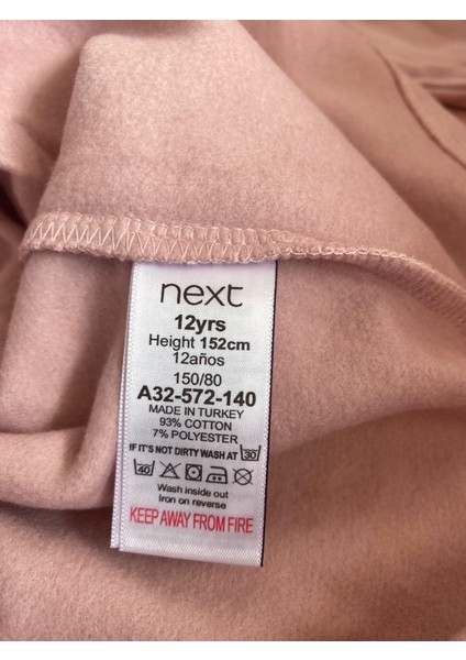 Babyaden Kalp Şekil Pullu Uzun Kollu Orijinal Kız Çocuk Sweat Elbise