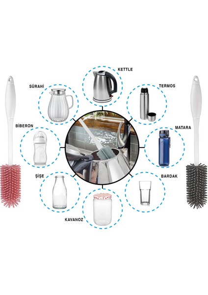 Biberon Şişe Bardak Kavanoz Yıkama Fırçası fiyatları