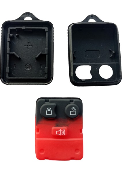 Ford Transit Tourneo Connect Uyumlu Sallama Kumanda Anahtar Kabı Oto Anahtarlık 2 Tuşlu fırsatları