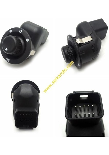 21022 Megane Iı Clıo Iıı Ayna Ayar Dügmesı