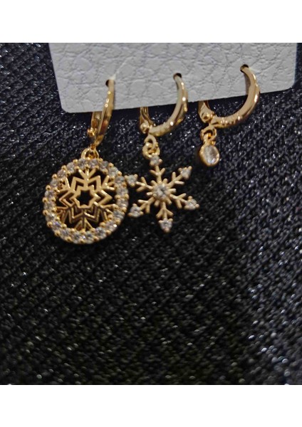 Kadın Gold Kartaneleri Küpe modelleri