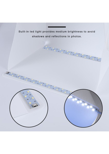 MF-UCC40 Portatif Işıklı Ürün Çekim Çadırı 40 cm fırsatları