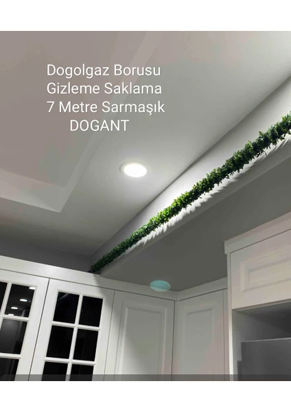 7 Metre  -   Dogalgaz Borusu Klima Boru Gizleme  Saklama Yapay Bitki