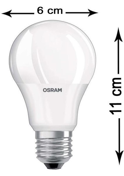 12W (105W) LED Ampul 2700K Sarı - E27 Duy 5 Adet
