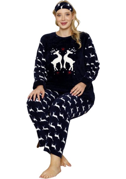 Büyük Beden Kadın Polar Peluş Pijama Takımı fiyatları