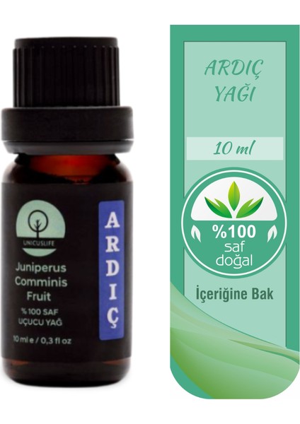 % Saf Doğal Ardıç Yağı (Seyreltilmemiş) 10 ml