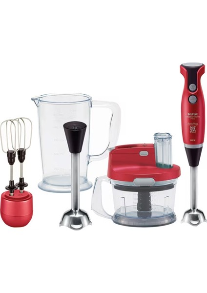 Powelix Activflow Pro 1000 W Blender Seti - Kırmızı