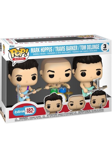 Blink 182 3'lü Paket Pop Figür