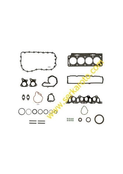 Conta 10291 Megane Alt Üst Full Takım 3 Çentık Silindir Kapak Contası Kangoo
