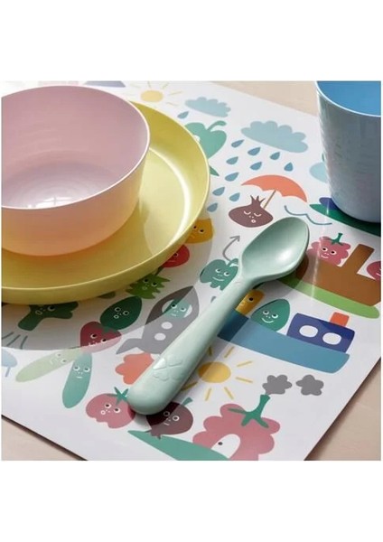 Kalas Pastel Tonlar Çocuk Kaşık Seti fırsatları