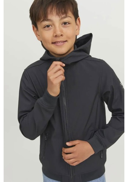 Jack & Jones Çocuk Basic Softshell Kapüşonlu Ceket