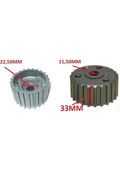 Dişli Grubu 22593 Doblo Palio Panda Strada Punto 1.2 8V Krank Dişlisi (22.5×11,5×33)