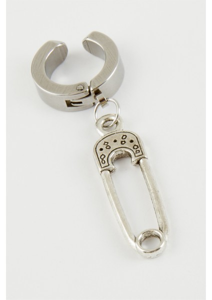 Çengel Erkek Çelik Küpe