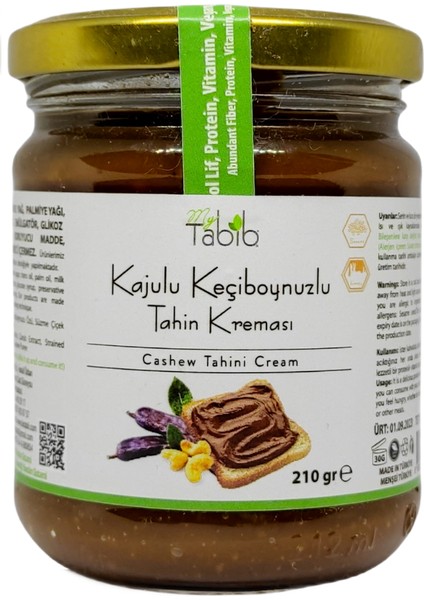 Kajulu Keçiboynuzlu Tahin Kreması 210 gr