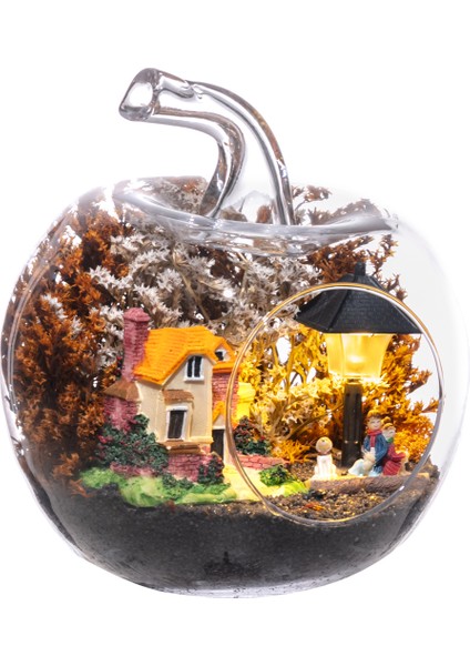 Teraryum Işıklı Düş Evi Oranj fiyatları