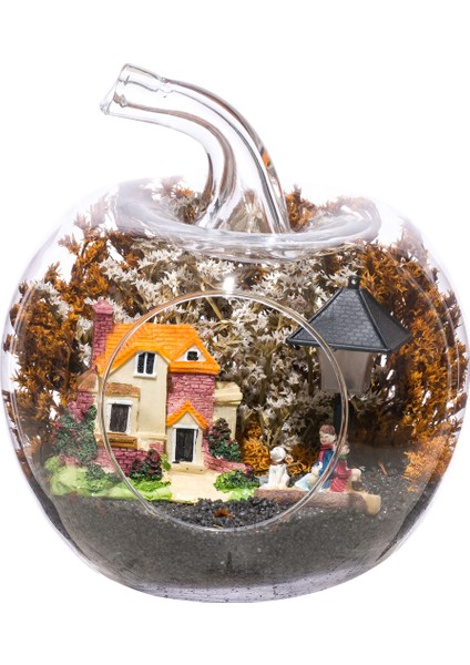 Teraryum Işıklı Düş Evi Oranj modelleri