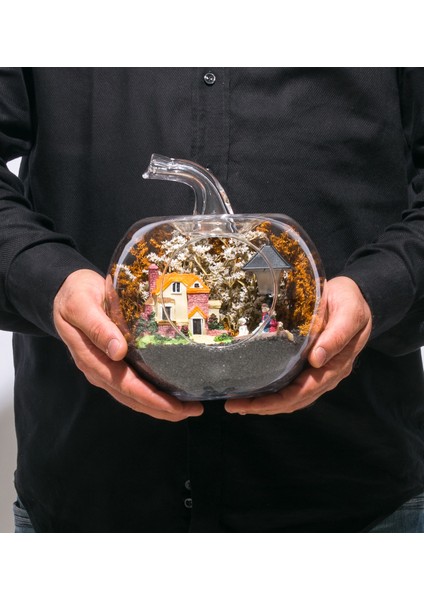 Teraryum Işıklı Düş Evi Oranj fırsatları