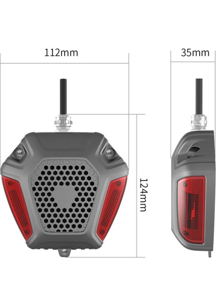 PM-21671 Tır - Kamyon Kör Nokta Uyarı ve Acil Aydınlatma Cihazı - Sensörsüz (Türkçe Dil) fiyatları