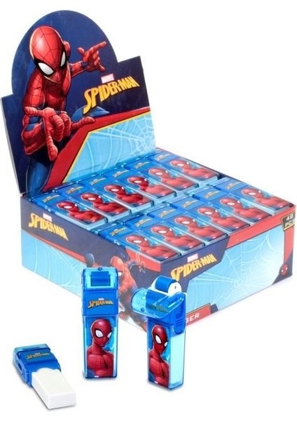 Spiderman Kapaklı Silgi