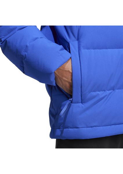 Erkek Helionic Hooded Down Mont Mavi Mont IZ4700 indirimleri