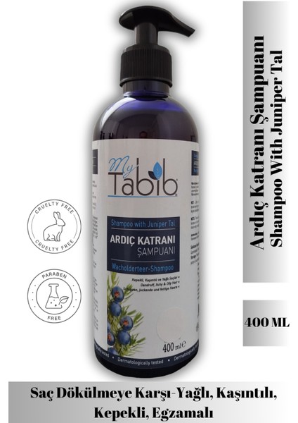 Ardıç Katranı Şampuanı -Yağlı Kaşıntılı Saçlar İçin 400 ml