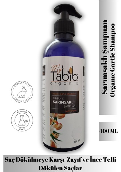 Sarımsak Şampuanı Zayıf ve İnce Telli Saçlar 400 ml