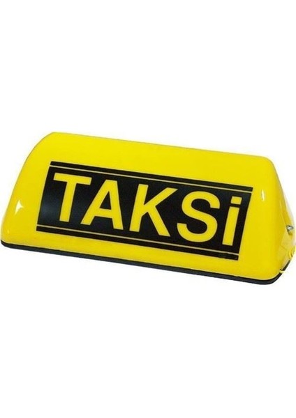 25917 Taksi Levhası Komple Sarı Yazılı