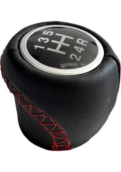 25503 Linea Punto 5 Ileri Vites Topuzu Kırmızı Dikişli