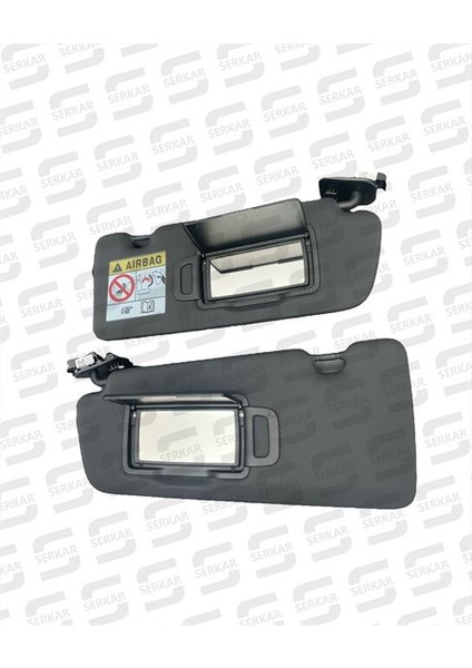 Güneşlik 25320 Megane Iv Güneşlik Siperlik Takımı Siyah