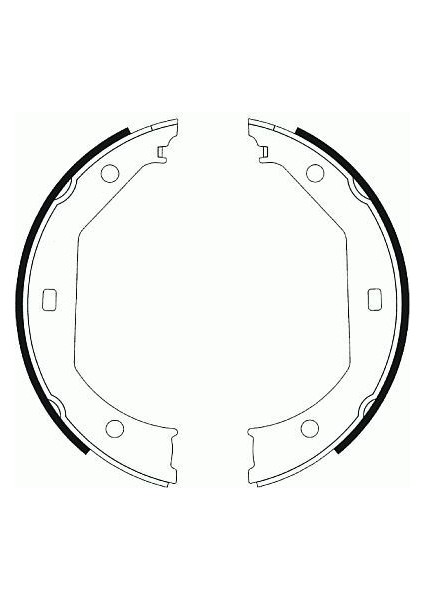 Kb Ferodo Fsb585 Kampana Balata Arka Bmw F30 F35 F80 2011 F31 12 F34 F32 F82 13 F33 F83 13 F36 14 E84×1