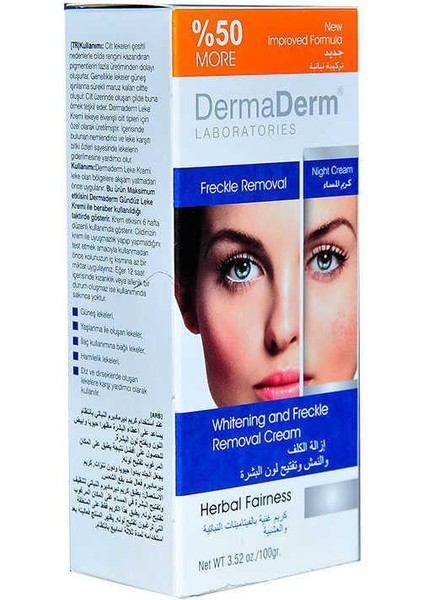 Leke Giderici Cilt Beyazlatıcı Gece Kremi 100 gr
