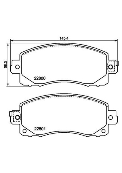 Kb Hı-Q Sp4221 Fren Balata Ön Disk Subaru 16- Xv 17- 1.6-2.0İ