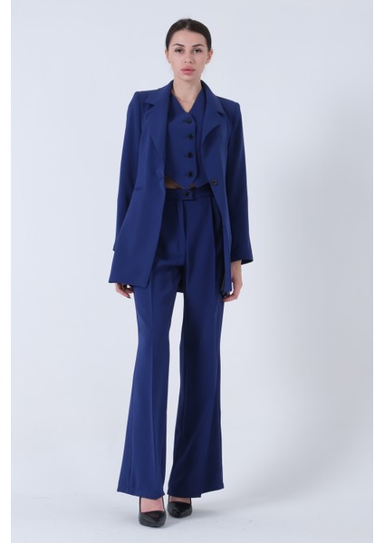 Saks Ceket-Yelek Pantolonlu 3'lü Takım Elbise 0106324.26 modelleri