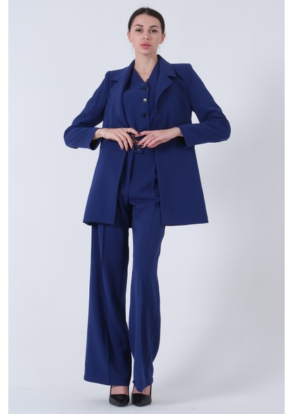 Saks Ceket-Yelek Pantolonlu 3'lü Takım Elbise 0106324.26 fırsatları